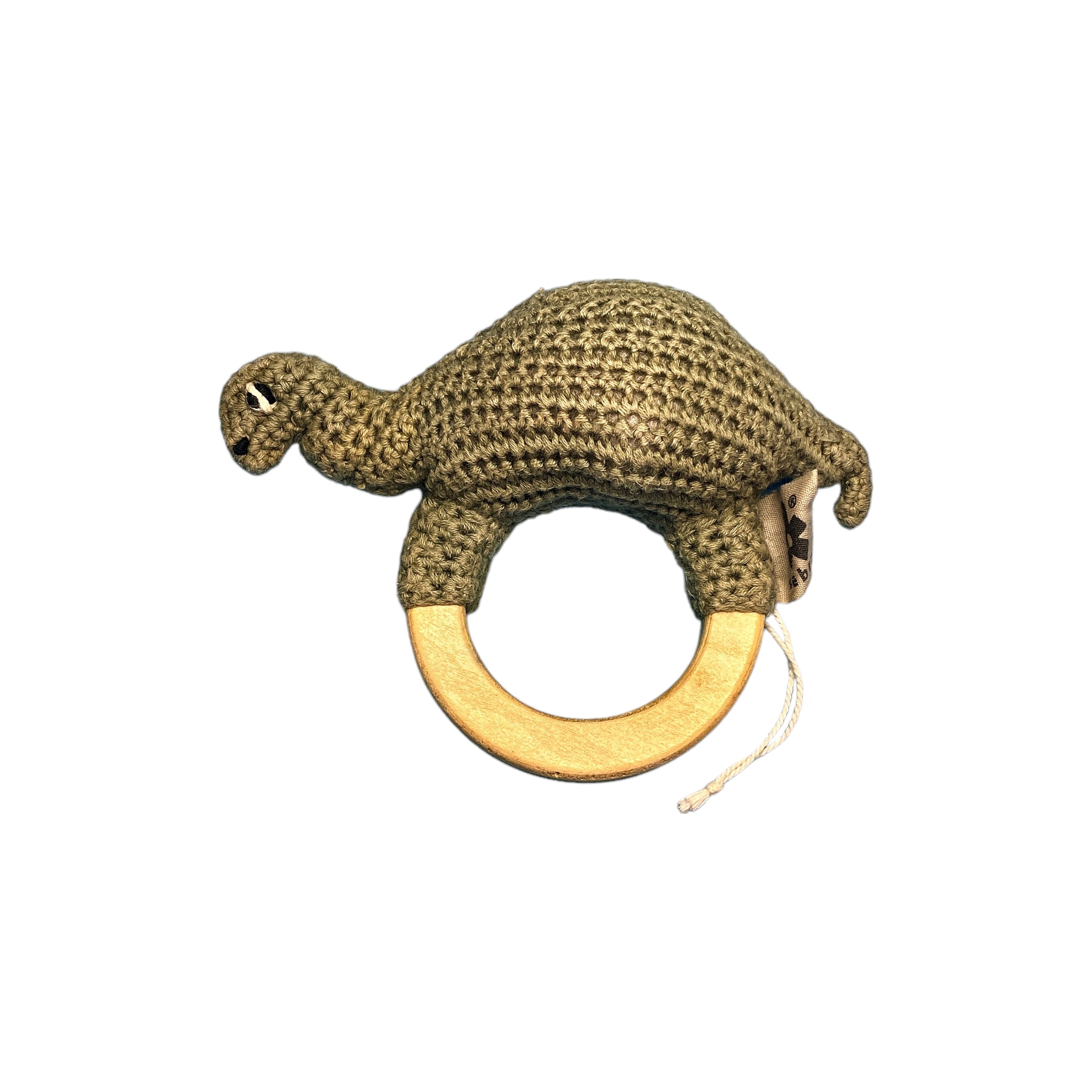 Hochet en tricot - Dinosaure Très bon état - Vue 4 - 